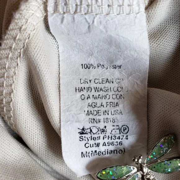 Audrey 3+1 Romper Off White Gold Lurex Size M - Picture 9 of 9